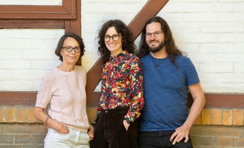 Angelika Frenzel, Julia Loy und Felix Heiden (von links nach rechts)