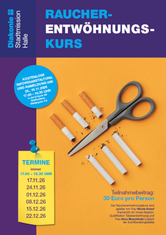 Plakat Rauchentwöhnung Herbst 26